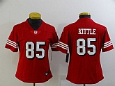 Women Chiefs 85 George Kittle Red Color Rush Vapor Untouchable Limited Jersey,baseball caps,new era cap wholesale,wholesale hats